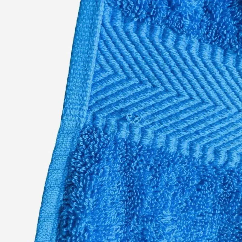 RARE Good Morning America Blue Cotton Beach Towel 60 x 35 ABC Logo Terry Town